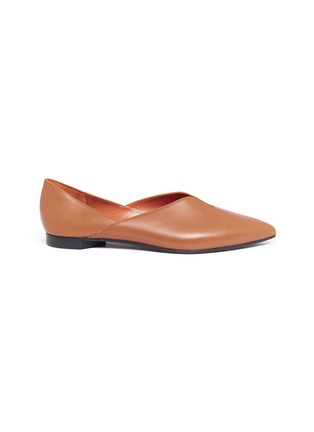 Main View - Click To Enlarge - PIERRE HARDY - 'Secret Mule' leather skimmer flats