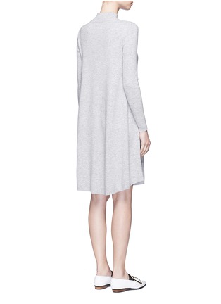Back View - Click To Enlarge - MO&CO. EDITION 10 - Pocket wool rib knit sweater dress