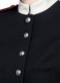 Detail View - Click To Enlarge - ALEXANDER MCQUEEN - Broderie anglaise underlay military jacket