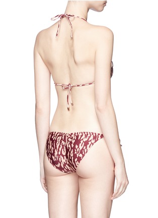 Back View - Click To Enlarge - VIX - 'Bali Ripple' print triangle bikini top