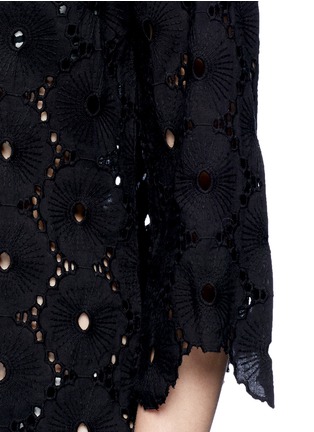Detail View - Click To Enlarge - VIX - Cutwork lace cotton dress