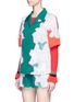 Front View - Click To Enlarge - 3.1 PHILLIP LIM - Floral surf colourblock silk shirt