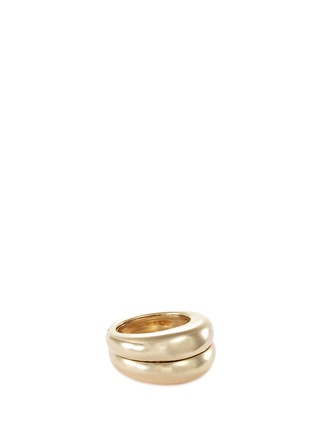 Figure View - Click To Enlarge - MELLERIO - 'Clic Clac' diamond 18k yellow gold ring