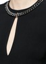 Detail View - Click To Enlarge - STELLA MCCARTNEY - Curb chain keyhole front cady top