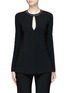 Main View - Click To Enlarge - STELLA MCCARTNEY - Curb chain keyhole front cady top