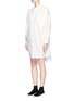 Front View - Click To Enlarge - ACNE STUDIOS - 'Siva' pleat cuff cotton poplin shirt dress