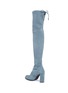Detail View - Click To Enlarge - STUART WEITZMAN - 'Hi Line' stretch suede thigh high boots