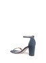 Detail View - Click To Enlarge - STUART WEITZMAN - 'Nearly Nude' block heel suede sandals