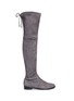 Main View - Click To Enlarge - STUART WEITZMAN - 'Low Land' stretch suede thigh high boots