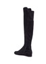 Detail View - Click To Enlarge - STUART WEITZMAN - 'Allday' suede thigh high boots