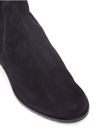 Detail View - Click To Enlarge - STUART WEITZMAN - 'Reserve' stretch suede knee high boots