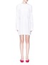 Main View - Click To Enlarge - ANAÏS JOURDEN - Pleated poplin tunic dress