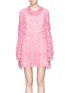 Main View - Click To Enlarge - ANAÏS JOURDEN - Floral crochet lace tunic dress