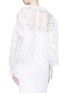 Back View - Click To Enlarge - ANAÏS JOURDEN - Ruffle guipure lace blouse