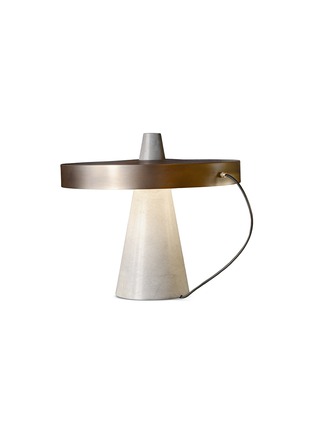 Main View - Click To Enlarge - EDIZIONI DESIGN - Marble table lamp – Bronze/Grey