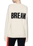Back View - Click To Enlarge - DOUBLE RAINBOUU - 'Day / Break' slogan intarsia Merino wool sweater