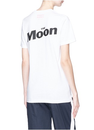 Back View - Click To Enlarge - DOUBLE RAINBOUU - 'The Sun The Moon' slogan print T-shirt
