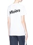 Back View - Click To Enlarge - DOUBLE RAINBOUU - 'The Sun The Moon' slogan print T-shirt