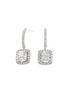 Main View - Click To Enlarge - LC COLLECTION JEWELLERY - 18K White Gold Diamond Drop Earrings