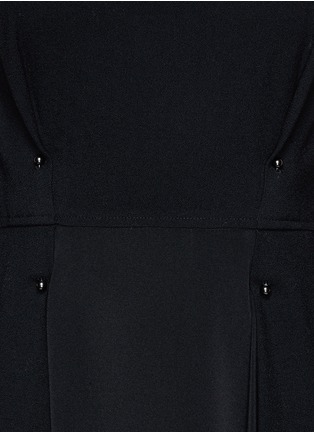 Detail View - Click To Enlarge - 3.1 PHILLIP LIM - Wool and silk pin-tuck dress