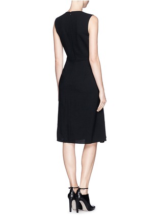 Back View - Click To Enlarge - 3.1 PHILLIP LIM - Wool and silk pin-tuck dress