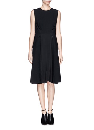 Main View - Click To Enlarge - 3.1 PHILLIP LIM - Wool and silk pin-tuck dress