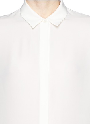 Detail View - Click To Enlarge - THEORY - Aquilina B' sheer silk shirt
