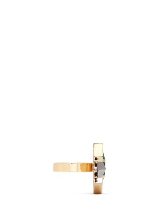 Detail View - Click To Enlarge - IOSSELLIANI - Pyramid crystal ring