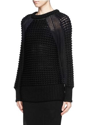 Front View - Click To Enlarge - HELMUT LANG - Pompom knit pullover