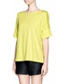 Front View - Click To Enlarge - T BY ALEXANDER WANG - Dense jersey dolman sleeve T-shirt