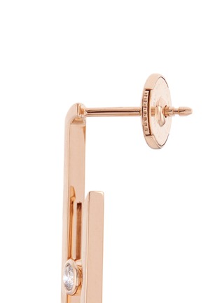 Detail View - Click To Enlarge - MESSIKA - x Gigi Hadid 'Move Addiction' diamond 18k rose gold single earring