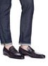 Figure View - Click To Enlarge - MAGNANNI - Crocodile leather penny loafers
