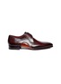 Main View - Click To Enlarge - MAGNANNI - Stitched detail leather Derbies
