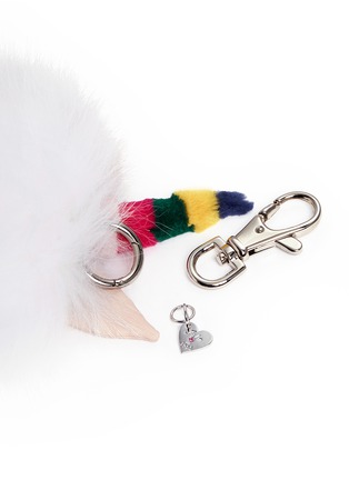 Detail View - Click To Enlarge - ISLA - 'Unipom' mink and fox fur keyring