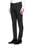 Front View - Click To Enlarge - TOPMAN - Skinny fit hopsack pants