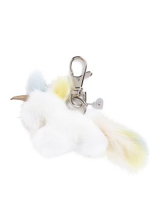Main View - Click To Enlarge - ISLA - 'Giddy' mink and fox fur keyring