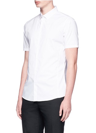 Front View - Click To Enlarge - TOPMAN - Skinny fit stretch shirt