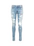 Main View - Click To Enlarge - AMIRI - Art patch ripped skinny jeans