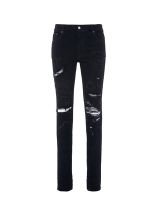 Main View - Click To Enlarge - AMIRI - 'Super Destroy' ripped jeans