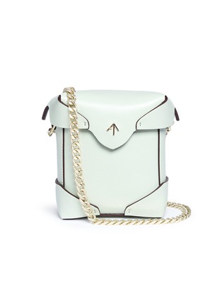 Main View - Click To Enlarge - MANU ATELIER - 'Pristine' micro leather crossbody bag