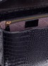 Detail View - Click To Enlarge - MANU ATELIER - 'Pristine' mini croc embossed patent leather crossbody bag