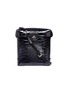 Main View - Click To Enlarge - MANU ATELIER - 'Pristine' mini croc embossed patent leather crossbody bag