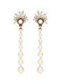 Main View - Click To Enlarge - ERICKSON BEAMON - 'Sincerely Yours' Swarovski crystal faux pearl drop earrings