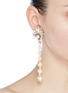 Figure View - Click To Enlarge - ERICKSON BEAMON - 'Sincerely Yours' Swarovski crystal faux pearl drop earrings
