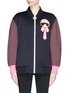 Main View - Click To Enlarge - FENDI SPORT - 'Karlito' patch bomber jacket