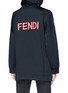 Back View - Click To Enlarge - FENDI SPORT - 'Karlito' print scuba jersey hoodie