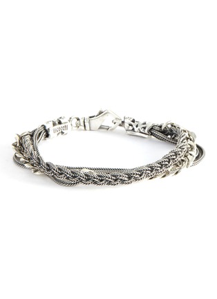 Main View - Click To Enlarge - EMANUELE BICOCCHI - Multi chain braided bracelet