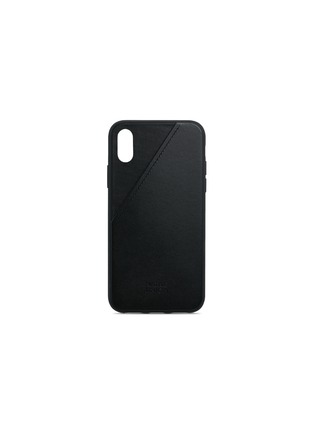 Main View - Click To Enlarge - NATIVE UNION - CLIC Card leather iPhone X case – Black