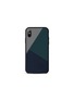 Main View - Click To Enlarge - NATIVE UNION - CLIC Marquetry iPhone X case – Petrol Blue