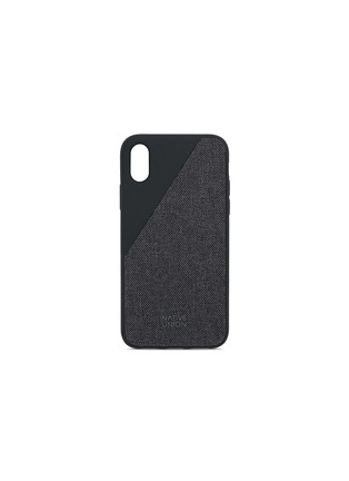 Main View - Click To Enlarge - NATIVE UNION - CLIC Canvas iPhone X case – Black